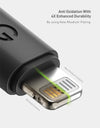 ENERGEA Nyloflex C89 MFI 1.5m Charge And Sync Tough Lightning Data Cable