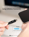 HODA 2M 240W Quick Charging USB 2.0 TYPE-C to C & Data Sync Braided Speed Cable with Magnetic Winding Up