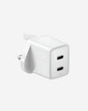 ENERGEA Ampcharge Gan40 40W Dual type C PD/Pps Wall Charger Adapter