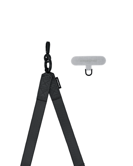 STARWISE COLLECTION UTILITY CROSSBODY STRAP | BLACK