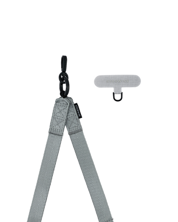 STARWISE COLLECTION UTILITY CROSSBODY STRAP | GALAXY GRAY