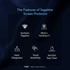 HODA Sapphire Full Coverage Screen Protector - With Dust-Free Helper for iPhone 16 Pro Max
