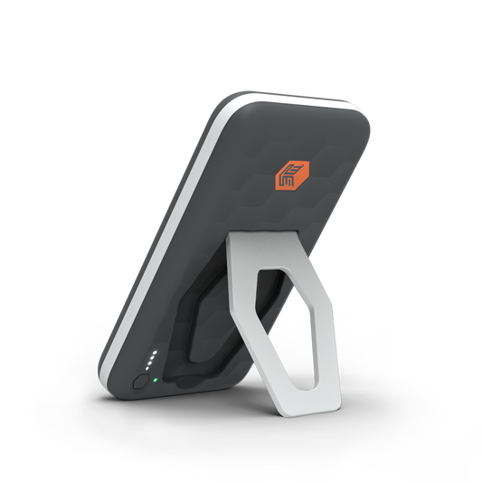 STM GOODS Powerkick Premium 10000 mAh Lithium Polymer Powerbank with Suction Cups - Grey