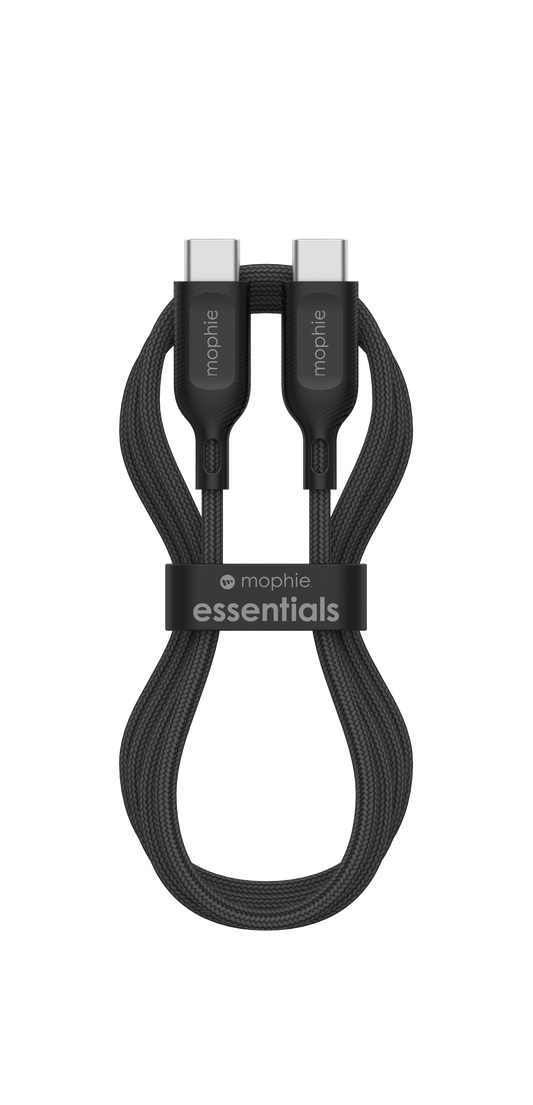 MOPHIE Essential USB C to C Braided 60W Cable - 2M