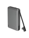 ENERGEA Magpac Pro, 10000Mah Magsafe Compatible Power Bank With Built-In Cable And Stand