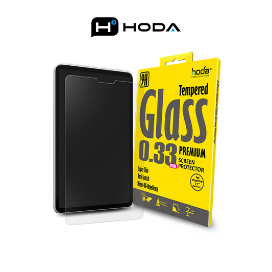 HODA iPad Pro 11" 2020 (Notch) 0.33mm Full Coverage Tempered Glass