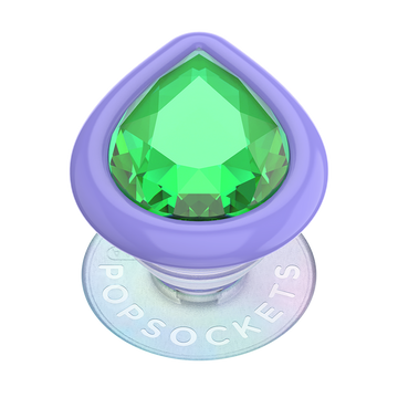 POPSOCKETS PopGrip - Crystal Tears Be Kind Green