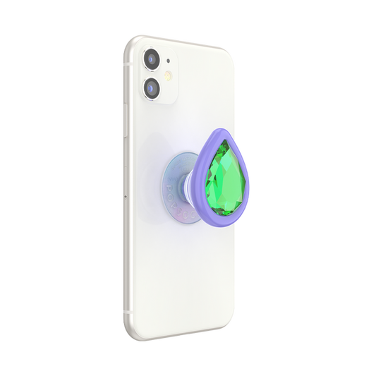 POPSOCKETS PopGrip - Crystal Tears Be Kind Green