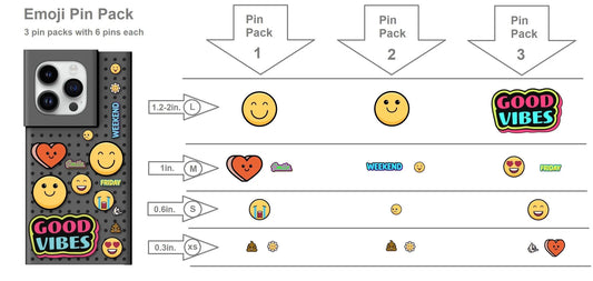 PINIT Emoji Pin Pack 3