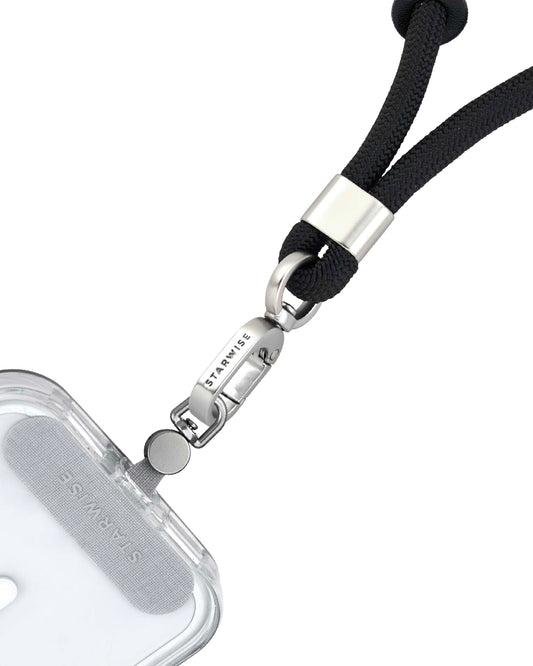 STARWISE COLLECTION FLEX CROSSBODY STRAP | SOLID BLACK