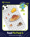 PINIT Food Pin Pack 4