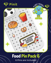 PINIT Food Pin Pack 6