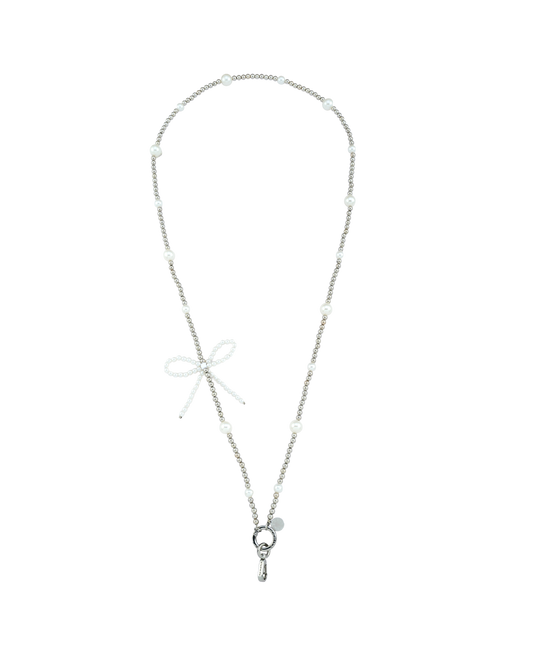 STARWISE COLLECTION PEARL CROSSBODY STRAP | GREY REVERIE