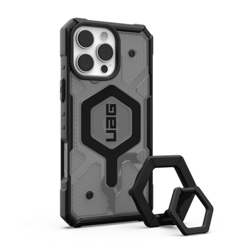 UAG iPhone 16 Pro Max Pathfinder Clear MgSf Bundle - Ash/Black Stand