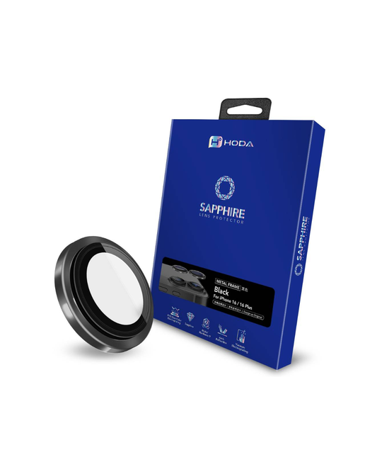 HODA Sapphire Lens Protector With Helper for iP16 / iP16PLUS (2 Lens)