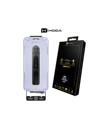 HODA Matte Anti-Peeper (Privacy) with Anti-Reflection Full Coverage Screen Protector (Triple Function) for iP17PROMAX with Dust-Free Helper Lite