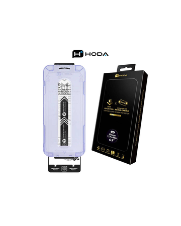 HODA Anti-Reflection(Matte) Full Coverage Screen Protector (Dual Function) for iP17PROMAX with Dust-Free Helper Lite