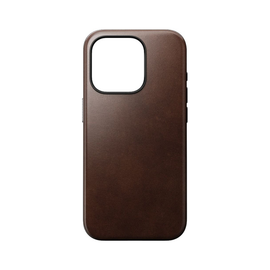 Nomad Horween Leather Case (MagSafe) Compatible For iPhone 15 Pro