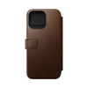 Nomad Modern Leather Folio Case (MagSafe) Compatible For iPhone 15 Pro