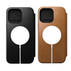 Nomad Modern Leather Folio Case (MagSafe) Compatible For iPhone 15 Pro