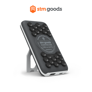 STM GOODS Powerkick Premium 10000 mAh Lithium Polymer Powerbank with Suction Cups - Grey