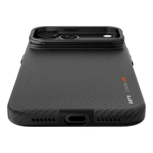 LAUT KEV PROTECT Aramid Fiber Case for iPhone 18 Series - Black