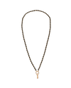 STARWISE COLLECTION LEATHER CHAIN CROSSBODY STRAP | BLACK GOLD