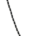 STARWISE COLLECTION LEATHER CHAIN CROSSBODY STRAP | BLACK SILVER