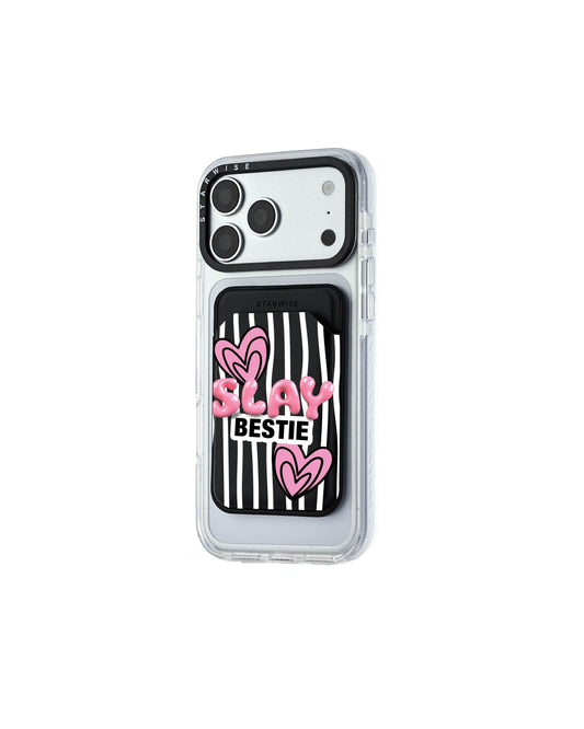 STARWISE COLLECTION MAGNETIC WALLET | SLAY BESTIE - BLACK