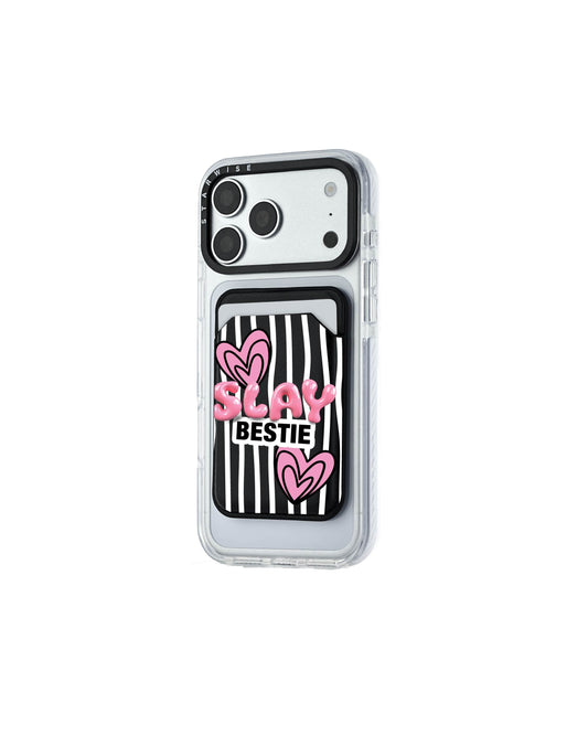 STARWISE COLLECTION MAGNETIC WALLET | SLAY BESTIE - BLACK