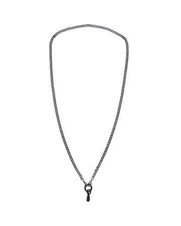 STARWISE COLLECTION METAL CHAIN CROSSBODY STRAP | BLACK