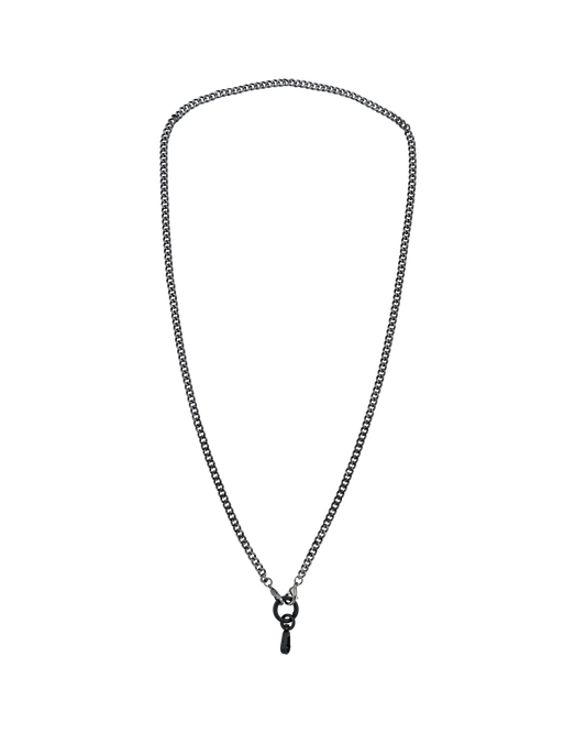 STARWISE COLLECTION METAL CHAIN CROSSBODY STRAP | BLACK