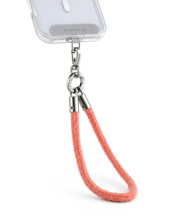 STARWISE COLLECTION FLUFFY WRIST STRAP | MISTED PEACH