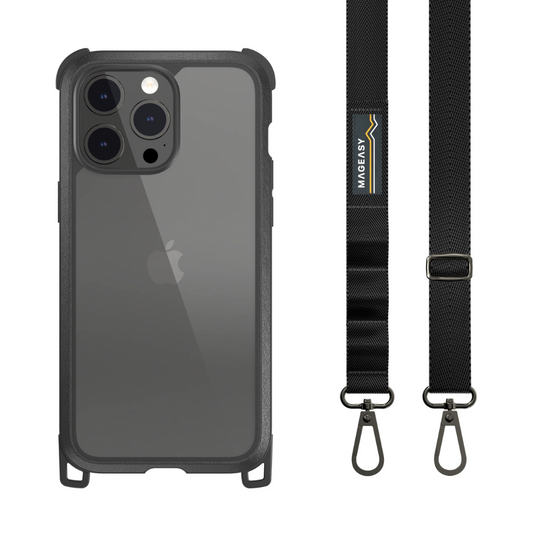 MAGEASY (by SwitchEasy) Odyssey with Strap Case Compatible For iPhone 15 Pro Max