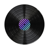 POPSOCKETS PopGrip - Backspin Retro Vinyl