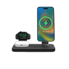 MOPHIE Snap+ 3-in-1 Wireless Charging Stand - Black