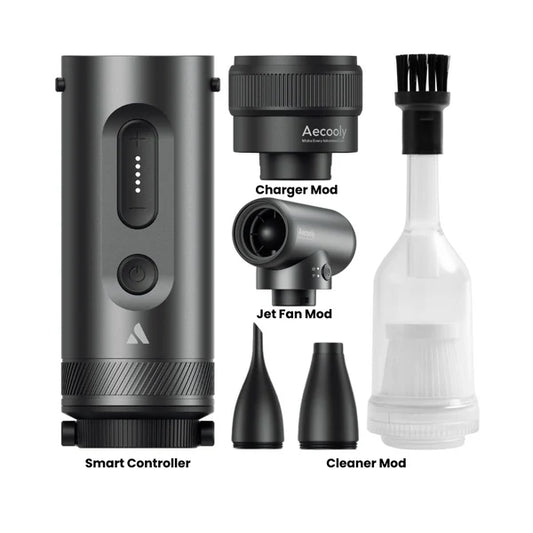 AECOOLY JET FAN PACK TRAVEL CAMPER KIT