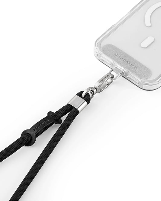 STARWISE COLLECTION FLEX CROSSBODY STRAP | SOLID BLACK