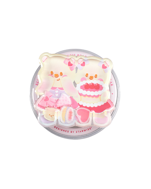 STARWISE COLLECTION SHAKE POP GRIP | BESTIE BEAR FOREVER