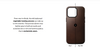 Nomad Horween Leather Case (MagSafe) Compatible For iPhone 15 Pro Max