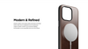 Nomad Horween Leather Case (MagSafe) Compatible For iPhone 15 Pro