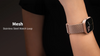 SWITCHEASY Mesh Stainless Steel Loop compatible Apple Watch (38/40/41mm )Series SE/Ultra/9/8/7/6/5/4