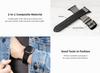 SWITCHEASY Hybrid Silicone-Leather Band for Apple Watch Series SE/Ultra/9/8/7/6/5/4 (49/45/44mm)