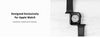 SWITCHEASY Hybrid Silicone-Leather Band for Apple Watch Series SE/Ultra/9/8/7/6/5/4 (49/45/44mm)