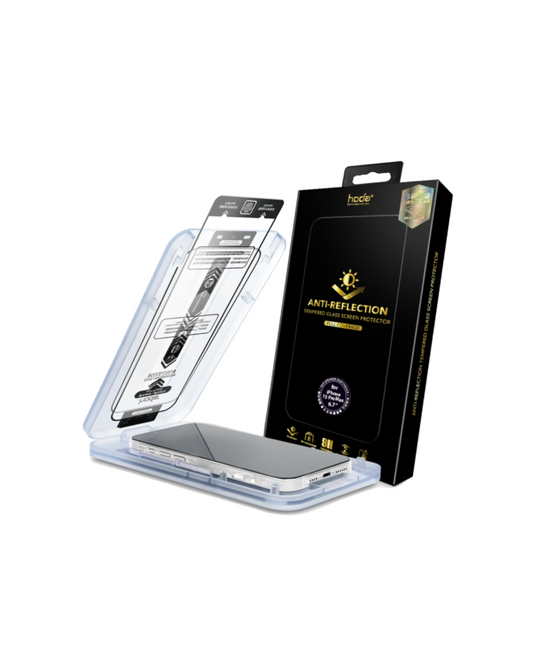 HODA Anti-Reflection Full Coverage Tempered Glass Screen Protector Compatible For iP15ProMax