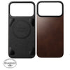 NOMAD Magnetic Leather Back Phone Case Compatible for iP18 Series