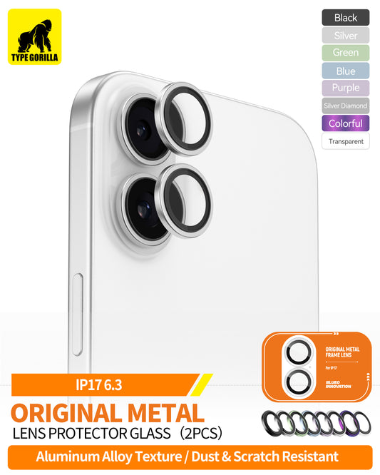 TYPE GORILLA 2Pcs Camera Lens Compatible For iP17
