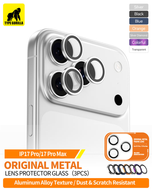 TYPE GORILLA 3Pcs Camera Lens Compatible For iP17PRO / 17PROMAX