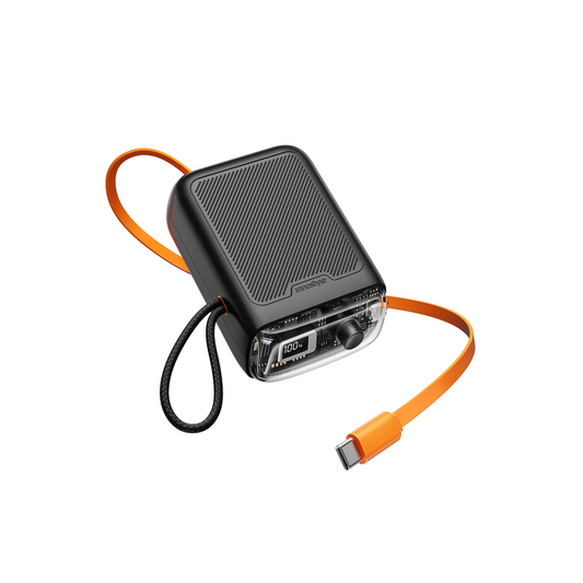 INNOSTYLE TransiMini FlexCharge Retractable 30W 10000mAh 60cm USB-C Power Bank with Cable