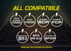 HODA W1 1M 5A Quick Charging USB to TPYE-C & Data Sync Braided Speed Cable